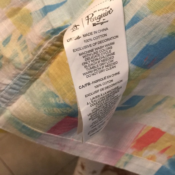 NWT Heritage Slim Fit Original Penguin Button Down - Picture 3 of 4